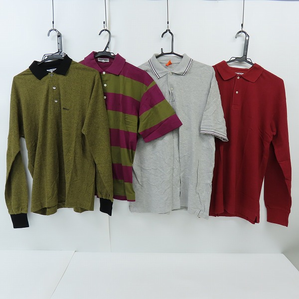 実際に弊社で買取させて頂いたHUGO BOSS/ヒューゴボス ボーダーポロシャツ/半袖シャツ 4点セット