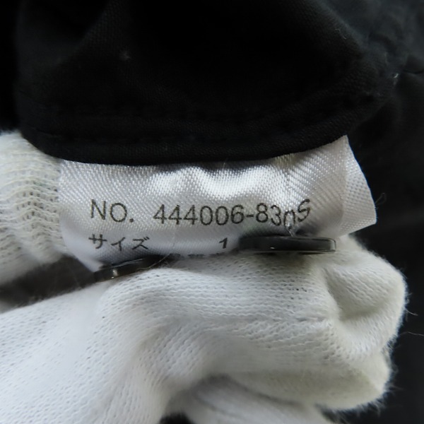 実際に弊社で買取させて頂いたNO ID. BLACK/ノーアイディー ブラック ストール付き フリンジ長袖シャツ 444006-830S/1の画像 3枚目