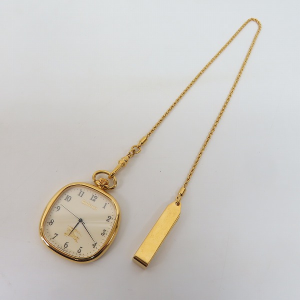 実際に弊社で買取させて頂いたBurberrys/バーバリーズ 懐中時計【動作未確認】の画像 3枚目