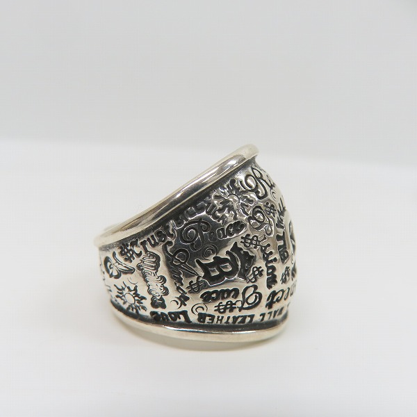 実際に弊社で買取させて頂いたBill Wall Leather/BWL/ビルウォールレザー  グラフィティ ドーム リング 20号の画像 3枚目