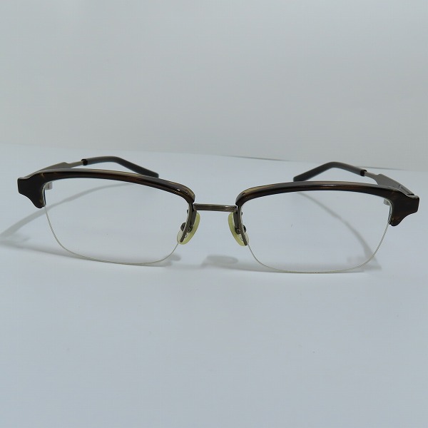 実際に弊社で買取させて頂いた999.9/フォーナインズ 眼鏡 ミックスフレーム チタン M-40-6903の画像 1枚目