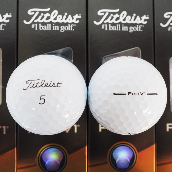 実際に弊社で買取させて頂いた 【未使用】Titleist/タイトリスト PRO V1 ゴルフボール ホワイト 1ダースの画像 1枚目
