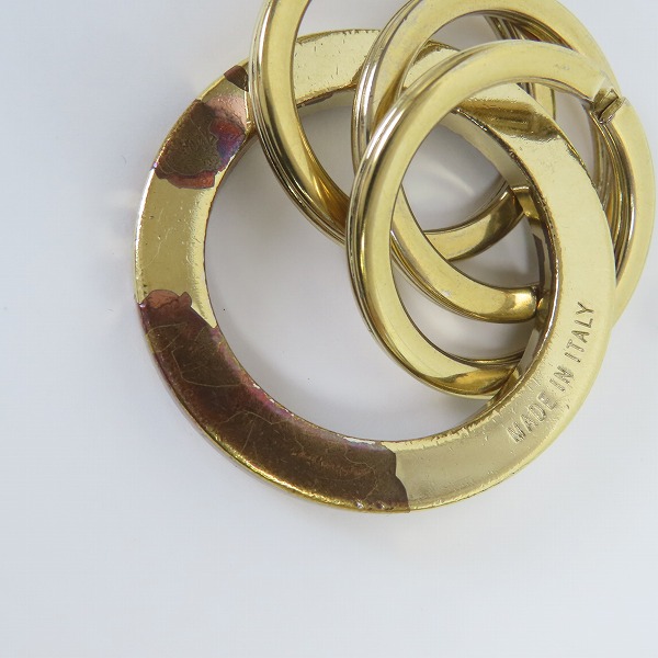 実際に弊社で買取させて頂いたBVLGARI/ブルガリ ロゴ キーリングの画像 5枚目