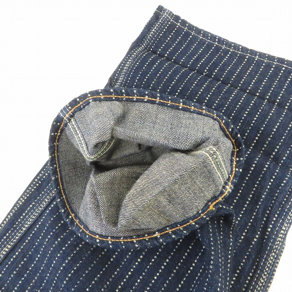 実際に弊社で買取させて頂いたTHE FLAT HEAD/ザフラットヘッド ウォバッシュ ペインターパンツ WPN-03W/32の画像 7枚目