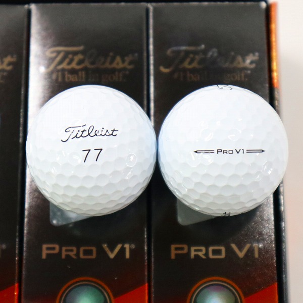 実際に弊社で買取させて頂いた【未使用】Titleist/タイトリスト PRO V1 ゴルフボール ホワイト 1ダースの画像 1枚目