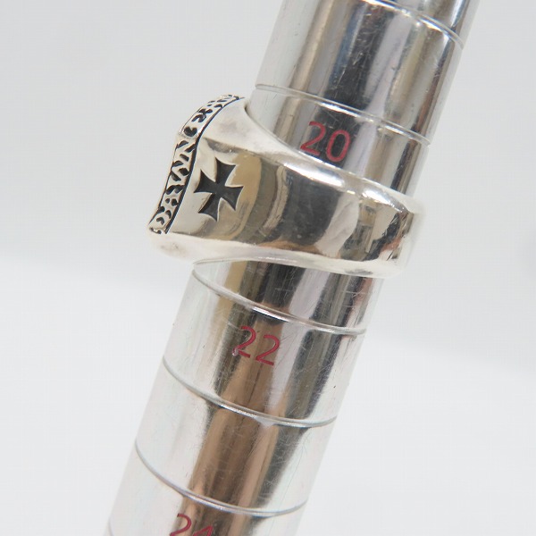 実際に弊社で買取させて頂いたDEAL DESIGN/ディールデザイン クロス ホースシュー リング 21号の画像 8枚目