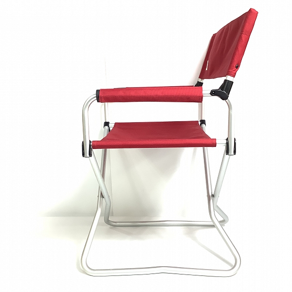 実際に弊社で買取させて頂いた★snow peak/スノーピーク FDチェアワイド レッド 折り畳み 椅子/チェアの画像 1枚目