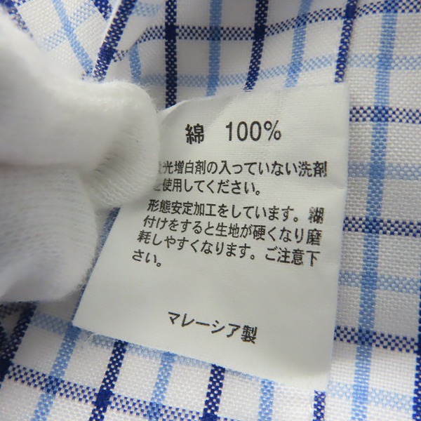 実際に弊社で買取させて頂いたBROOKS BROTHERS/ブルックス ブラザーズ チェック柄長袖シャツ 16-31の画像 4枚目