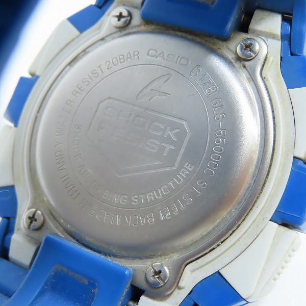 実際に弊社で買取させて頂いたG-SHOCK/Gショック Summer Colors/サマーカラーズ ブルー 腕時計/ウォッチ GLS-5500CC-2JFの画像 3枚目
