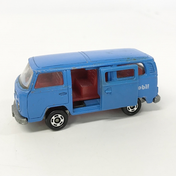 実際に弊社で買取させて頂いたTOMY/トミー トミカ 外国車シリーズ フォルクスワーゲン マイクロバス Playmobil ミニカー/青箱の画像 4枚目