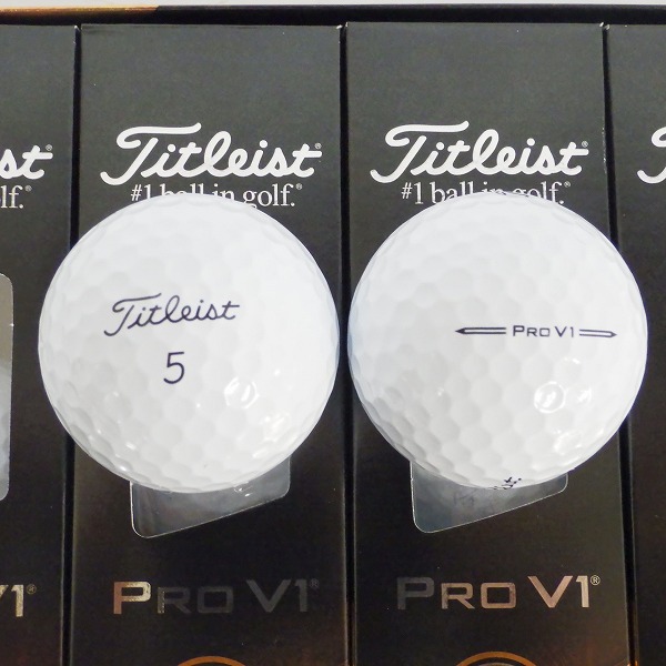 実際に弊社で買取させて頂いた 【未使用】Titleist/タイトリスト PRO V1 ゴルフボール ホワイト 1ダース の画像 1枚目
