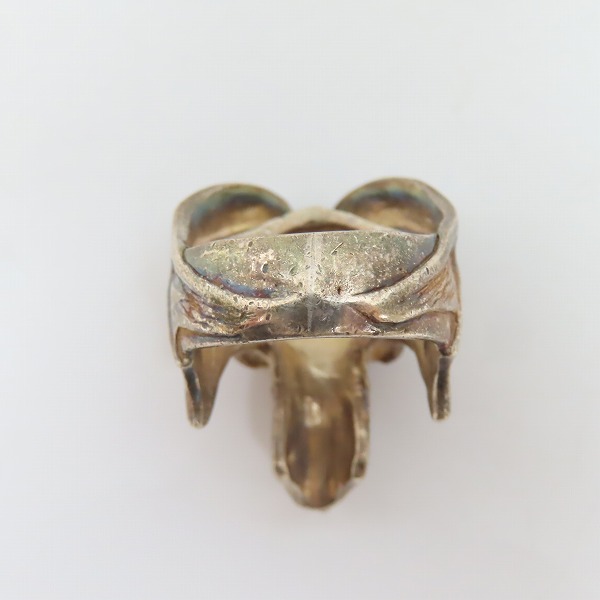 実際に弊社で買取させて頂いたCRAZY PIG/クレイジーピッグ ルシファー スカルリング 17号の画像 3枚目