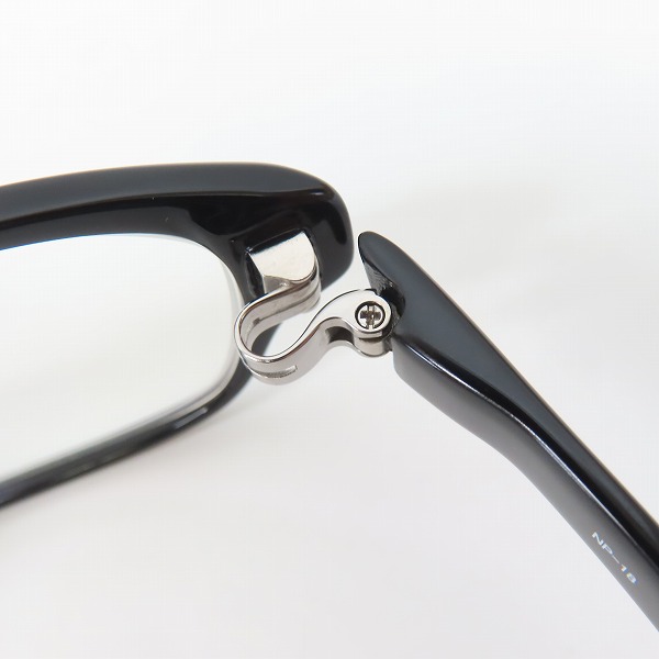 実際に弊社で買取させて頂いた999.9/フォーナインズ メガネフレーム/アイウェア フルリム 度入り NP-18の画像 5枚目