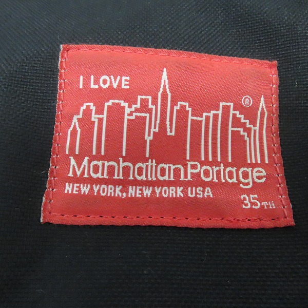 実際に弊社で買取させて頂いた【難有り】Manhattan Portage/マンハッタンポーテージ 35周年限定ラベル ショルダーバッグ/メッセンジャーバッグの画像 7枚目