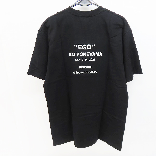 実際に弊社で買取させて頂いた【未使用】atmos×YONEYAMA MAI×Anicoremix Gallery/アトモス×米山舞 EGO TEE (陰）限定コラボTシャツ/Lの画像 1枚目