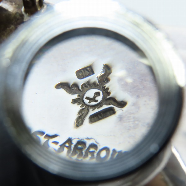 実際に弊社で買取させて頂いたFIRST ARROW'S/ファーストアローズ 唐草 バックル  コンチョ ベルト K18付きの画像 4枚目