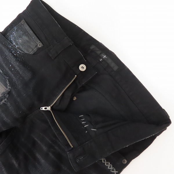 実際に弊社で買取させて頂いたNO ID.×OVERDESIGN/ノーアイディー×オーバーデザイン ペンキ/ダメージ/リメイク加工 デニムパンツ 841035-361P/2の画像 2枚目