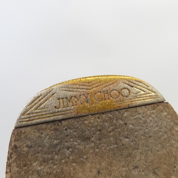 実際に弊社で買取させて頂いたJIMMY CHOO/ジミー チュウ スクエアトゥ サイドジップブーツ 39.5の画像 6枚目