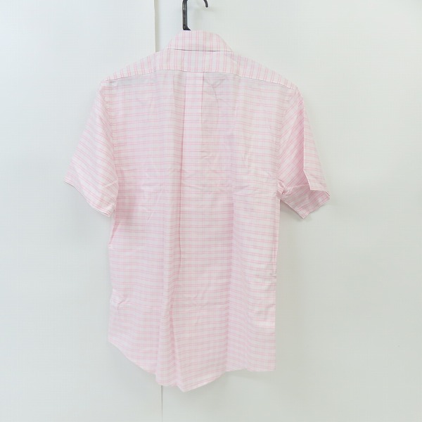 実際に弊社で買取させて頂いたBROOKS BROTHERS/ブルックスブラザーズ 半袖 チェック柄 ボタンダウンシャツ/Mの画像 1枚目