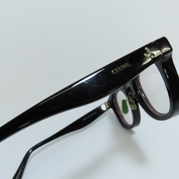 実際に弊社で買取させて頂いたCELINE/セリーヌ  度入り眼鏡/メガネフレーム/アイウェア CL50049J 001の画像 8枚目