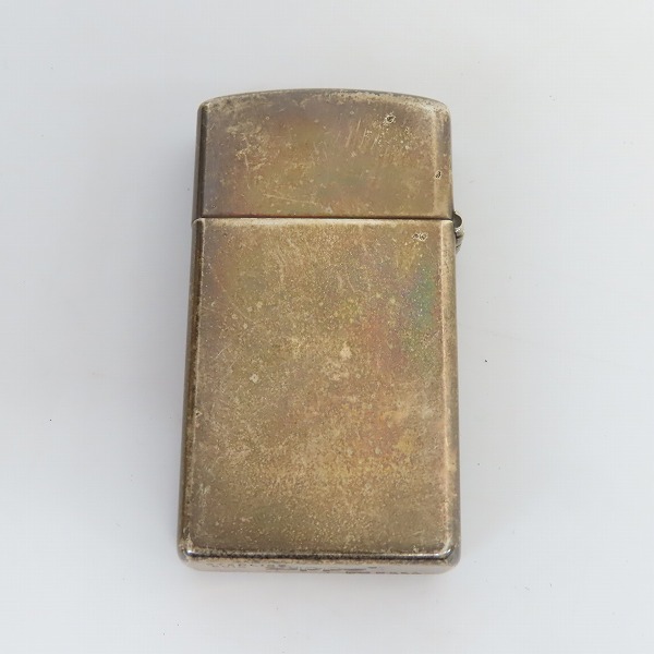 ZIPPO/ジッポー STERLING スターリングシルバー スリム プレーン 2015 