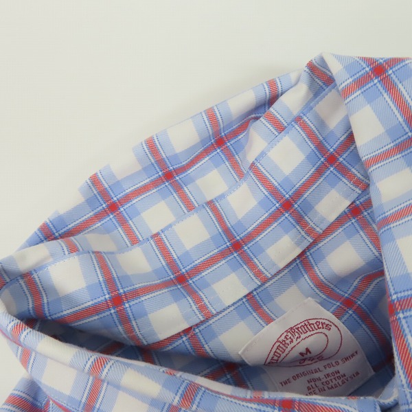 実際に弊社で買取させて頂いたBROOKS BROTHERS/ブルックス ブラザーズ チェック柄長袖シャツ Mの画像 5枚目