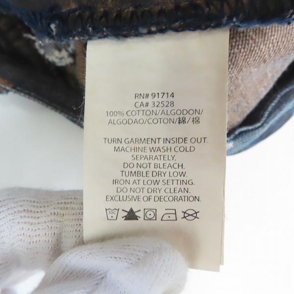 実際に弊社で買取させて頂いたARMANI EXCHANGE/アルマーニエクスチェンジ デニムパンツ/31REGの画像 3枚目