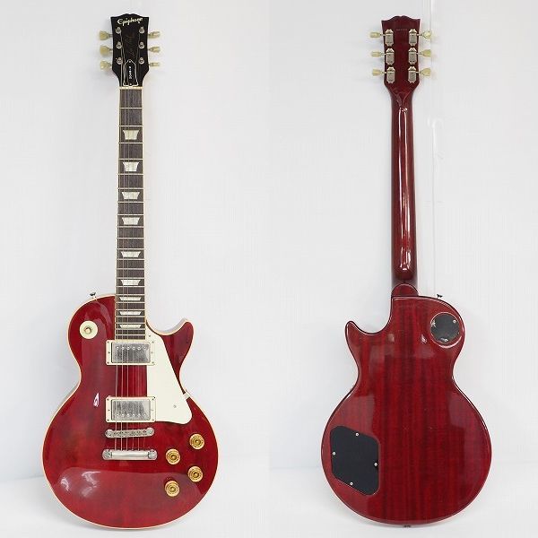 実際に弊社で買取させて頂いた★Epiphone/エピフォン Les Paul Standard/レスポール スタンダード ギブソンヘッド 日本製 ソフトケース付の画像 1枚目