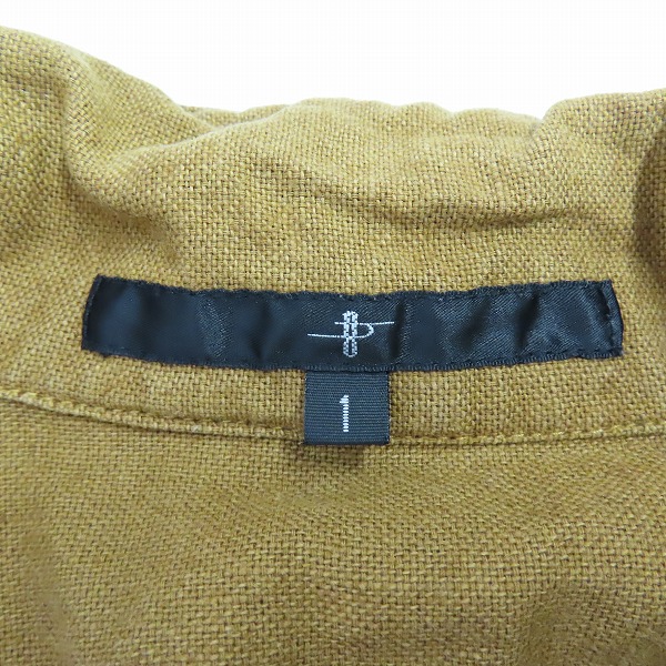 実際に弊社で買取させて頂いたNO ID./ノーアイディー リネン コート /1の画像 2枚目