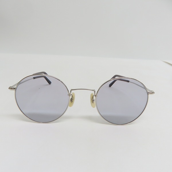 実際に弊社で買取させて頂いた白山眼鏡店/ハクサンガンキョウテン ラウンド メガネフレーム アイウェアの画像 1枚目