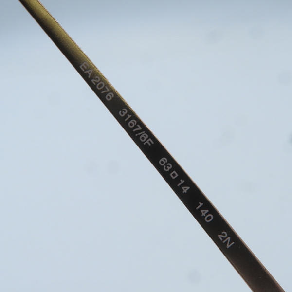 実際に弊社で買取させて頂いたEMPORIO ARMANI/エンポリオアルマーニ サングラス EA2076/3167の画像 3枚目