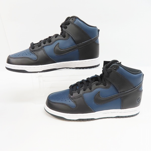 実際に弊社で買取させて頂いた【未使用】NIKE×FRAGMENT DESIGN/ナイキ×フラグメントデザイン DUNK HI/F ダンク DJ0383-400/27の画像 3枚目