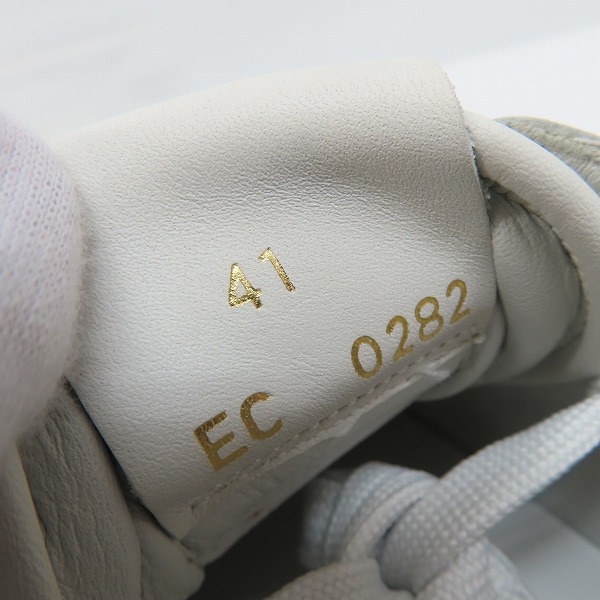 実際に弊社で買取させて頂いたGIVENCHY/ジバンシィ 4G ロゴ ローカット レザースニーカー 41の画像 5枚目