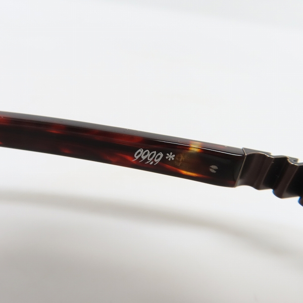 実際に弊社で買取させて頂いた999.9/フォーナインズ コンビネーションフレーム 眼鏡/メガネ/アイウェア S-901Tの画像 4枚目