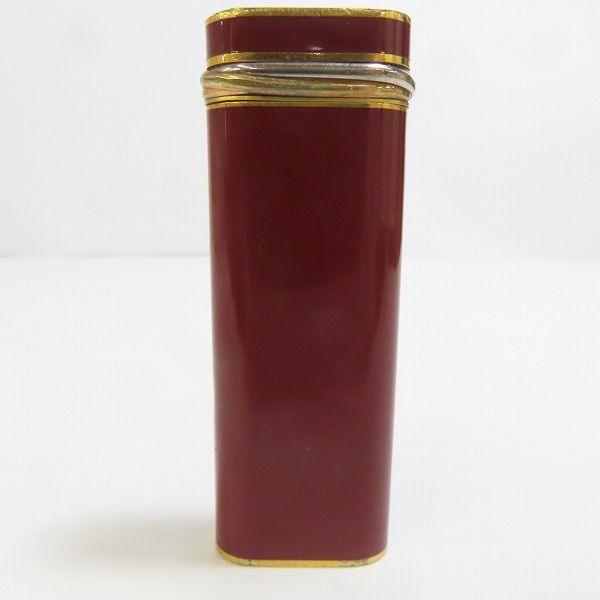 実際に弊社で買取させて頂いたCartier/カルティエ ガスライター レッド×ゴールドの画像 1枚目