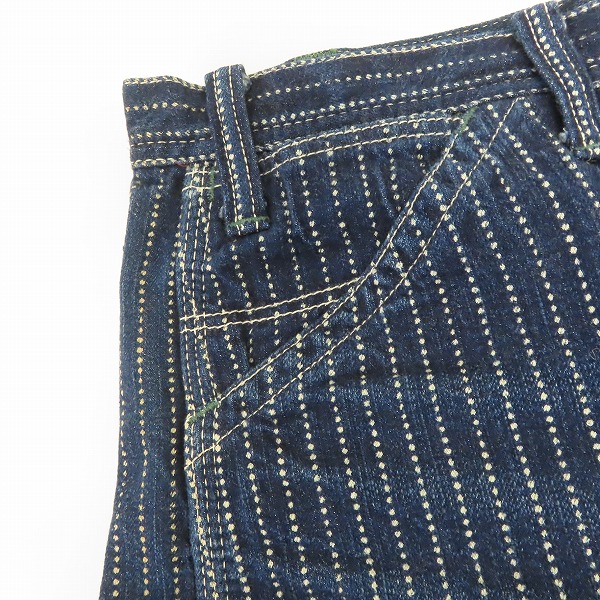 実際に弊社で買取させて頂いたTHE FLAT HEAD/ザフラットヘッド ウォバッシュ ペインターパンツ WPN-03W/32の画像 6枚目