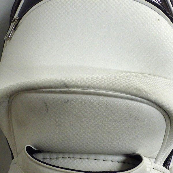 実際に弊社で買取させて頂いたTitleist/タイトリスト CB932S ゴルフ 9.5型 5分割 キャディバッグ アスリートスポーツモデル ホワイトの画像 6枚目