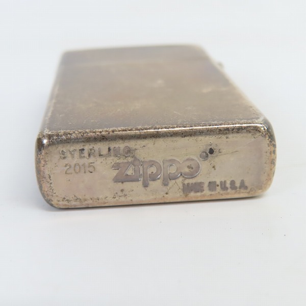 ZIPPO/ジッポー STERLING スターリングシルバー スリム プレーン 2015 