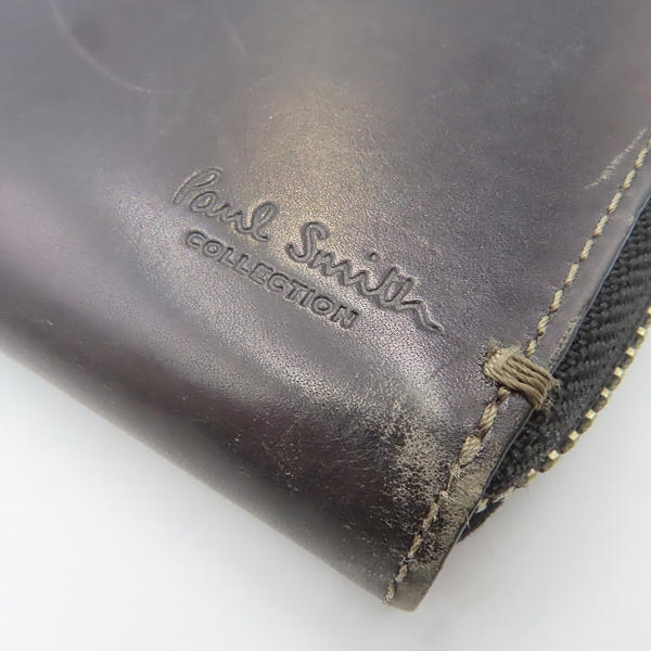 実際に弊社で買取させて頂いたPaul Smith COLLECTION/ポールスミスコレクション ラウンドジップ 長財布 ウォレットの画像 2枚目