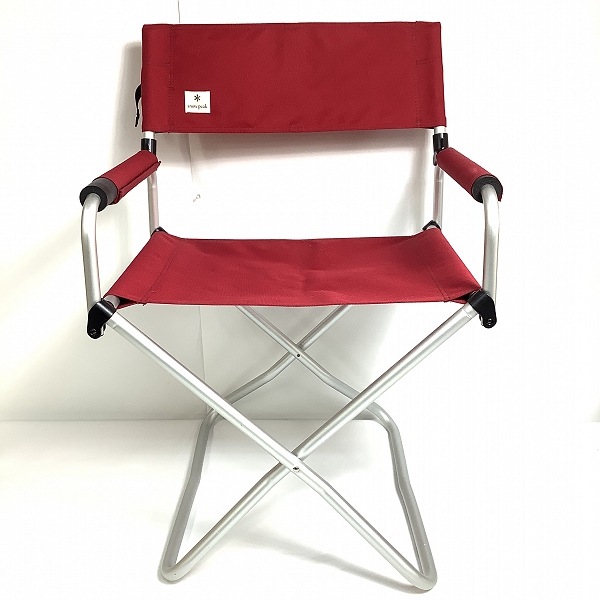 実際に弊社で買取させて頂いた★snow peak/スノーピーク FDチェアワイド レッド 折り畳み 椅子/チェア