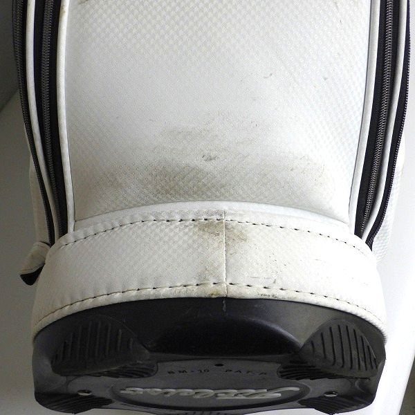実際に弊社で買取させて頂いたTitleist/タイトリスト CB932S ゴルフ 9.5型 5分割 キャディバッグ アスリートスポーツモデル ホワイトの画像 7枚目