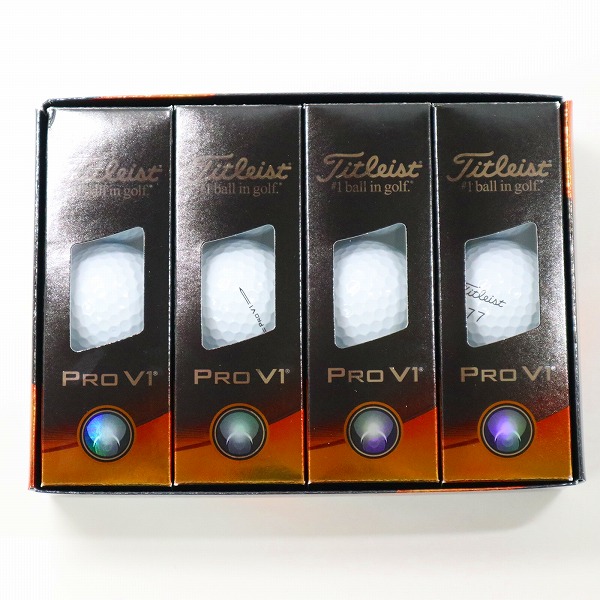 実際に弊社で買取させて頂いた【未使用】Titleist/タイトリスト PRO V1 ゴルフボール ホワイト 1ダース