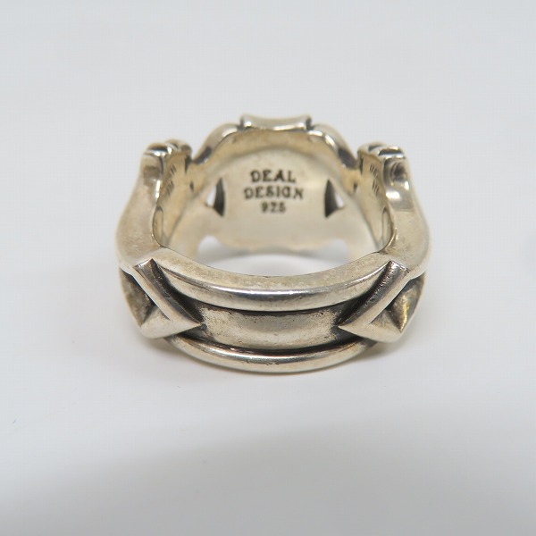 実際に弊社で買取させて頂いたDEAL DESIGN/ディールデザイン スタッグクロス リング 19号の画像 2枚目