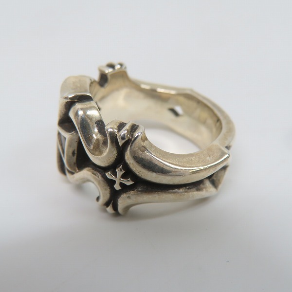 実際に弊社で買取させて頂いたDEAL DESIGN/ディールデザイン スタッグクロス リング 19号の画像 1枚目