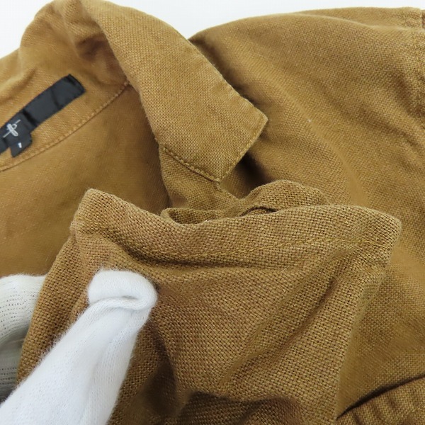 実際に弊社で買取させて頂いたNO ID./ノーアイディー リネン コート /1の画像 5枚目