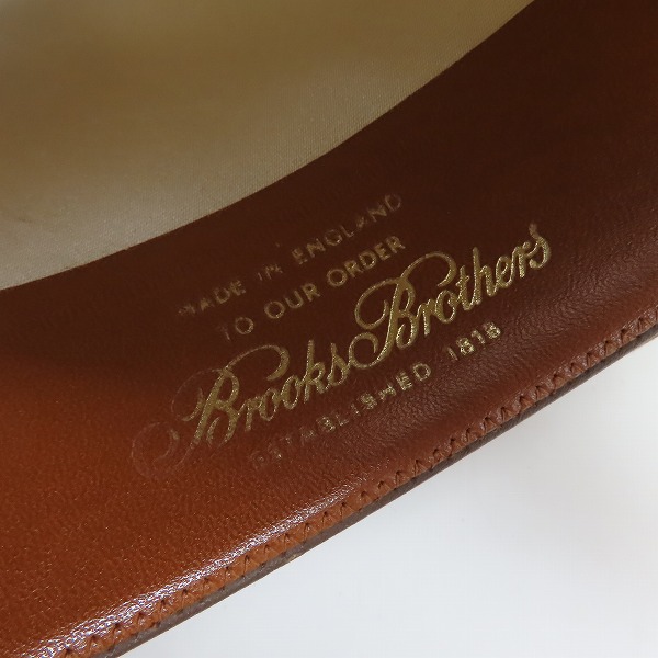 実際に弊社で買取させて頂いた【難あり】BROOKS BROTHERS/ブルックスブラザーズ 中折れハット/麦わら帽子 2点セットの画像 3枚目