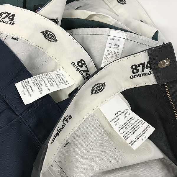 実際に弊社で買取させて頂いた【おまとめ4点】Dickies/ディッキーズ 874 ワークパンツの画像 1枚目