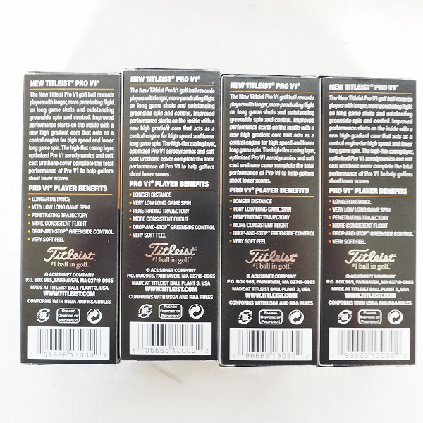 実際に弊社で買取させて頂いた【未使用】Titleist/タイトリスト PRO V1 ゴルフボール ホワイト 2ダース の画像 3枚目