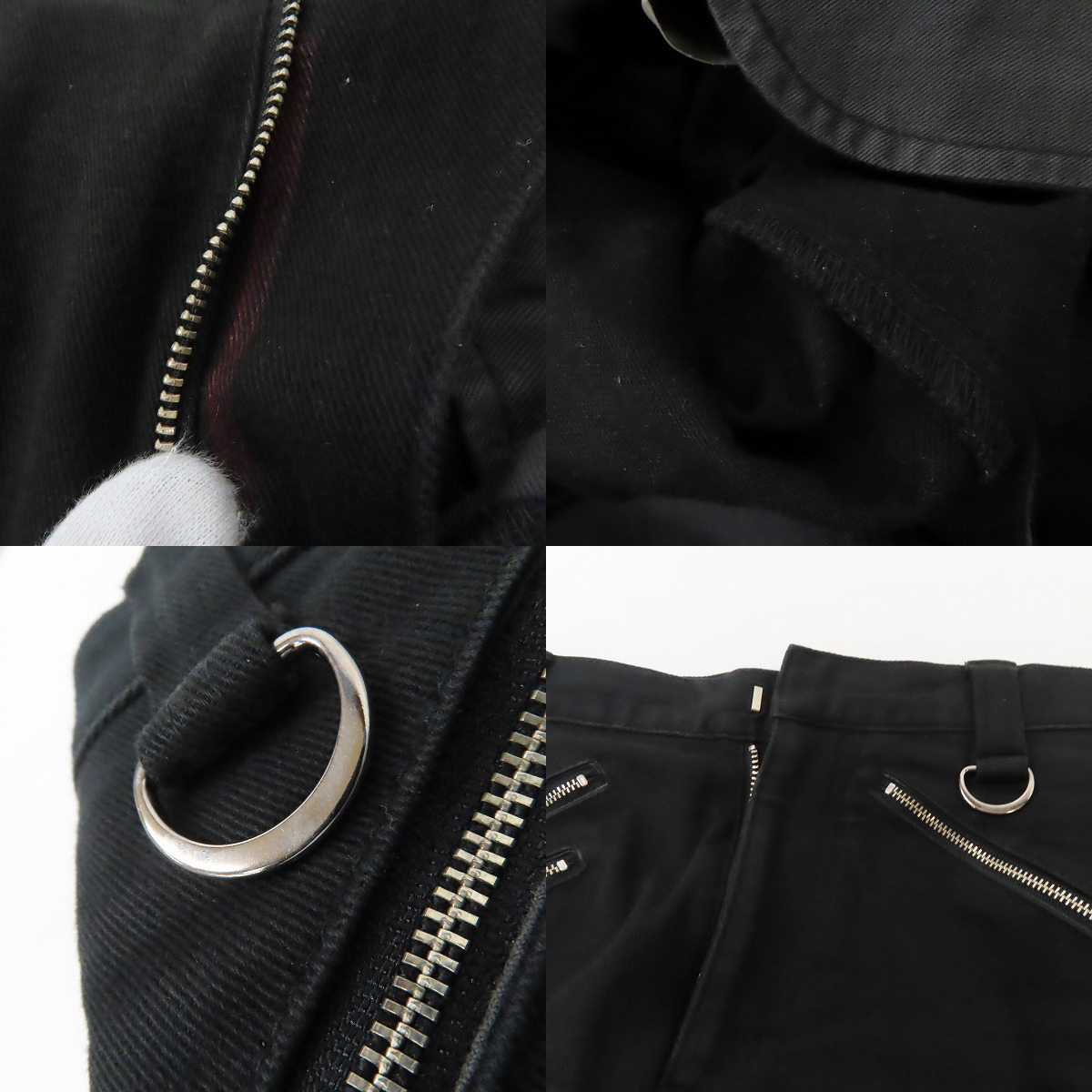 実際に弊社で買取させて頂いたJOHN LAWRENCE SULLIVAN/ジョンローレンスサリバン スキニージップパンツ/34の画像 6枚目