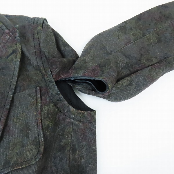実際に弊社で買取させて頂いたNUMBER (N)INE/ナンバーナイン Giorgetti Tessile フローラル柄ジャケット/4の画像 5枚目